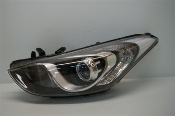 Hyundai i30 1 30 12 - 2015 год левая фара передняя линза, фото