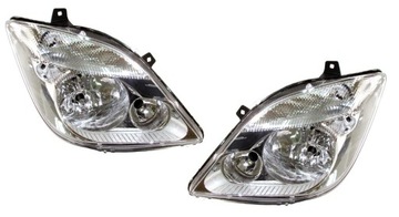 Headlights front mercedes sprinter w906 2006-2013 2 pcs. left+ right, фото