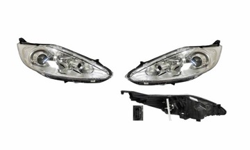 Headlights ford fiesta mk7 08-13 ghia sport, фото