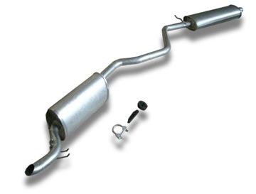 Fiat punto 1. 1, 1.2 глушники задній 1 середній комплект bosal 287-871, фото