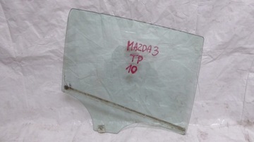 Door glass ass back right mazda 3 09 - 13 2010 5 doors, фото
