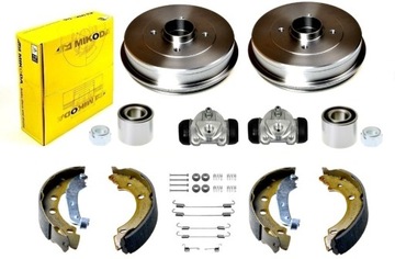 Барабаны колодки подшипник цилиндры renault kangoo 1 nissan kubistar 203mm, фото