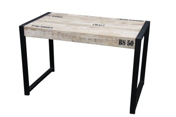 Stand rectangular bgm s. c. loft 120 x 70 x 76cm black, shades of brown, фото