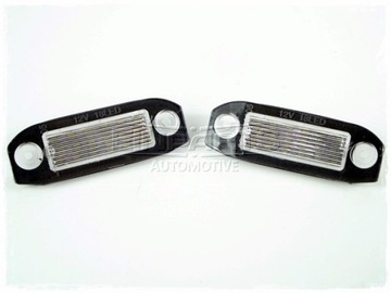 Лампочки led подсветка светодиоды номерного знака volvo s40/ v50 2004-2012, фото