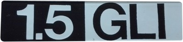 Emblem inscription 1. 5gli 1.5 gli to polonez, фото