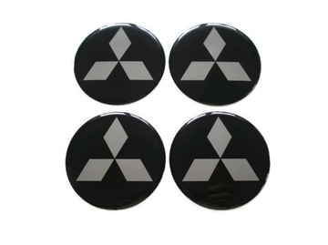 Emblems stickers icons on caps disks delielki stickers mitsubishi 55, фото