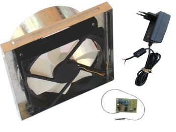 Fan chimney thermostat power supply dgp fi 100mm, фото