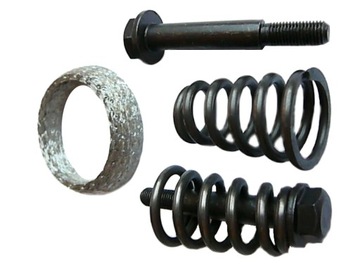Zafira screw spring gasket collector exhaust, фото
