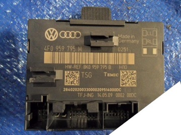 Audi q7 block control unit door 4f0959795m 8k0959795, фото