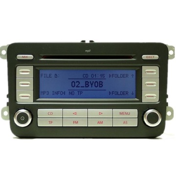 Vw rcd300 mp3 golf passat caddy touran jetta-fv, фото