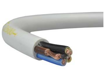 Кабель h05vv - f owy 5x2. 5 тросик гибкая 300v/ 500v круглый - 1m, фото
