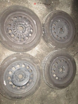 Wheels disks tires steel mini cooper, фото