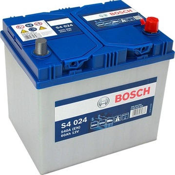 Battery automotive bosch s4 60ah 540a s4024 s4 024 60 ah, фото