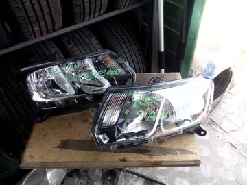 Headlights complete renault logan sandero 2 symbol, фото
