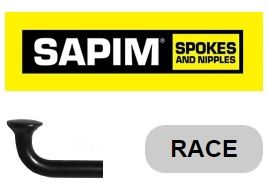 Sapim спица сигнальные ракеты black черный 256mm, фото