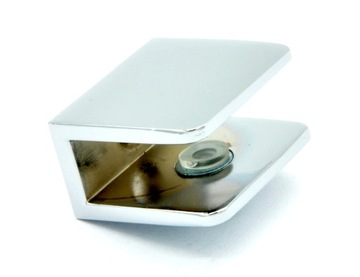 Support fasteners shelves glass chrome hit, фото
