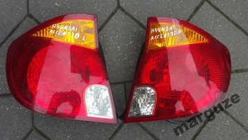 Фонарь левый задний задняя hyundai accent 2 рестайлинг 02 - 05, фото