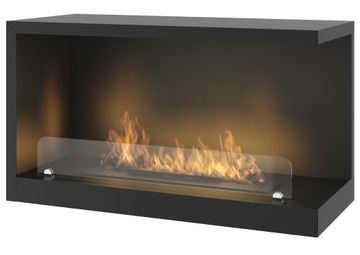Biofireplace suspended infire 80 x 45 x 35 centimeters black, фото