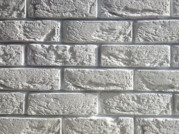 Стара цегла біла камінь декоративний імітація, фото