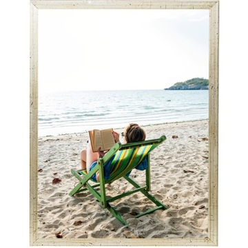 Frame wooden silver 30x45 - frame 45x30 centimeters, фото