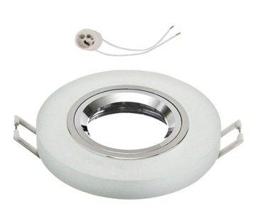 Plinth fog lights glass round to led backlight 230v gu10, фото