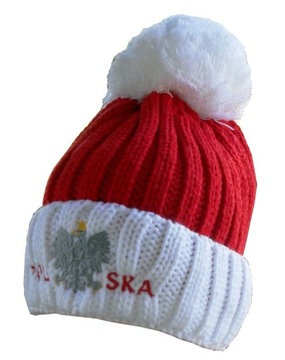 Winter hat poland with pompom : design p01: super!, фото