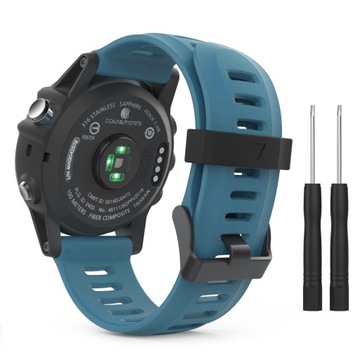 Blue strap garmin fenix 5x plus, фото