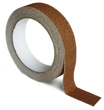 Plume anti-slip stairs brown 25mm x 5m, фото