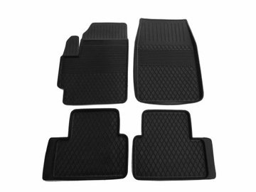 Mitsubishi colt 2004-2012 carpets rubber (rubber) mat, фото