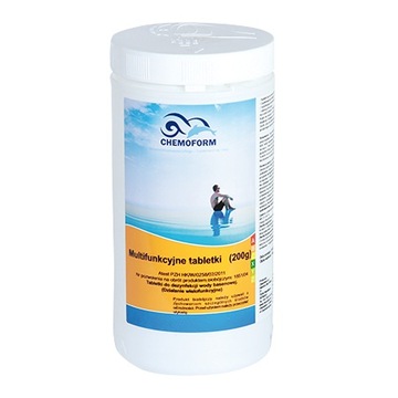 Pills multifunctional 10w1 200g chlorine pool 1kg, фото