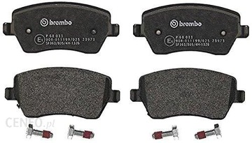 Brembo pads brake front nissan tiida 04- ope, фото