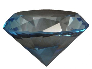 Superb diamond crystalline - blue - feng shui, фото