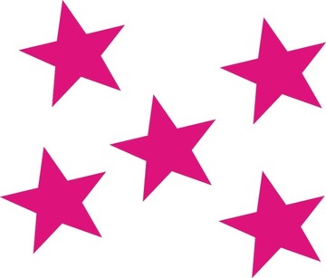 Stars stickers 402 - 9 right different colors, фото
