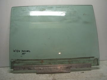 Mercedes sel w126 door glass right rear long, фото
