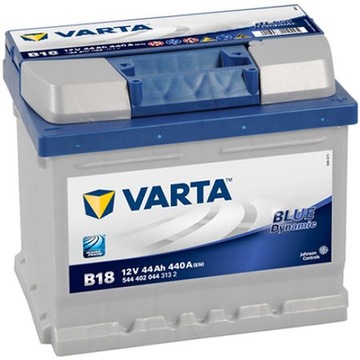 Аккумулятор varta blue b18 12v 44ah 440a права+, фото