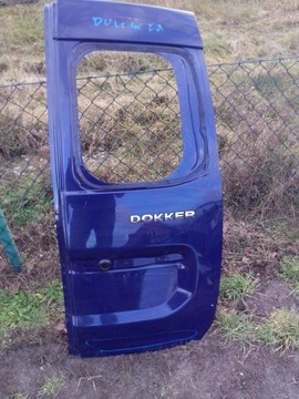 Rear door back trunk right dacia dokker, фото