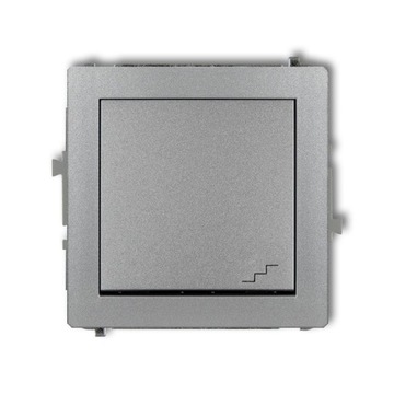 7dwp - 3 two-way switch gray deco karlik, фото