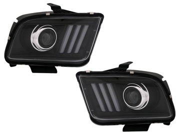 Headlight lantern day line light led backlight ford mustang 05, фото
