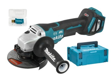 Makita угловая шлифовальная машина аккумуляторная 125mm 18v aws dga518zju, фото