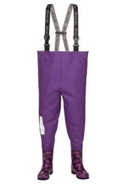Waders 3kamido hearts purple r. 34/ 35 pink and purple, фото