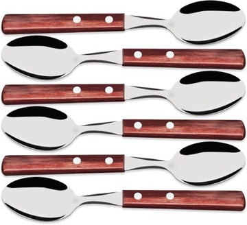 Tramontina 6x spoons workbench to soups claret polywood, фото