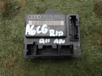 Block control unit door 4f0959792e audi a6 c6 right, фото