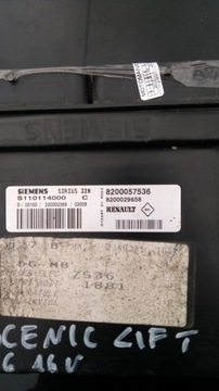 Computer motor renault 1.6 s110114000 without immobilizer!!, фото