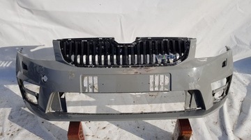 Bumper skoda octavia 3 13-17 rs front washers, фото