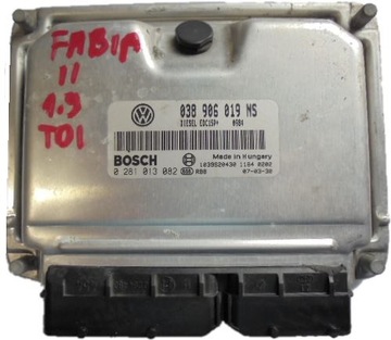 Fabia 2 1.9 tdi компьютер 038906019ns 0281013082, фото