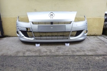 Renault scenic 3 2009 09- bumper front, фото