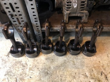 Piston з connecting rod bmw e46 e39 2.5 gasoline complete, фото