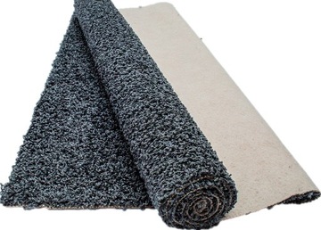Carpet shaggy 500x400 mild mix 8 colors gray*, фото