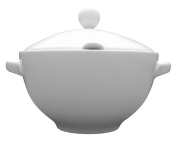 Fondant kaszub helium vase with lid 3 liters white, фото