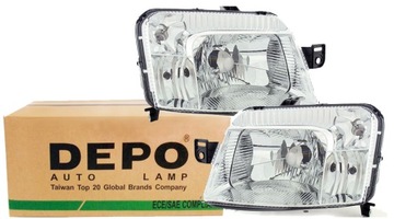 Fiat panda 2003- headlight lantern new left+ right set. 2, фото